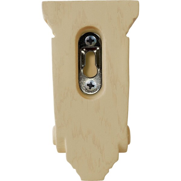 Ekena Millwork 2 1/4"W x 2 1/4"D x 4 1/4"H Devon Traditional Wood Corbel, Maple - CORW02X02X04DEMA