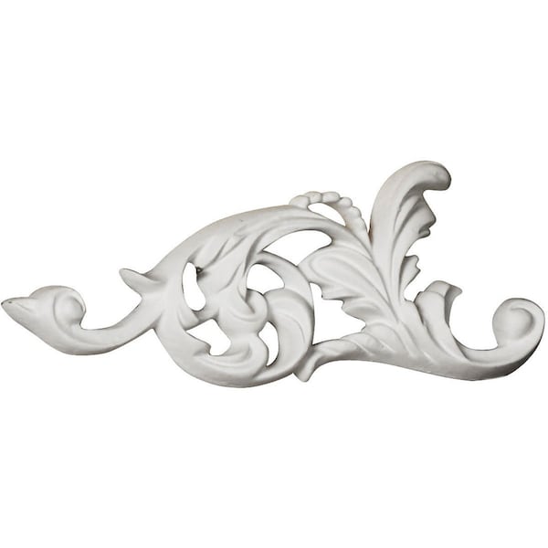 Ekena Millwork 5 7/8"W x 2 3/8"H x 1/2"P Chateau Onlay, Left - ONL06X02X01CH-L