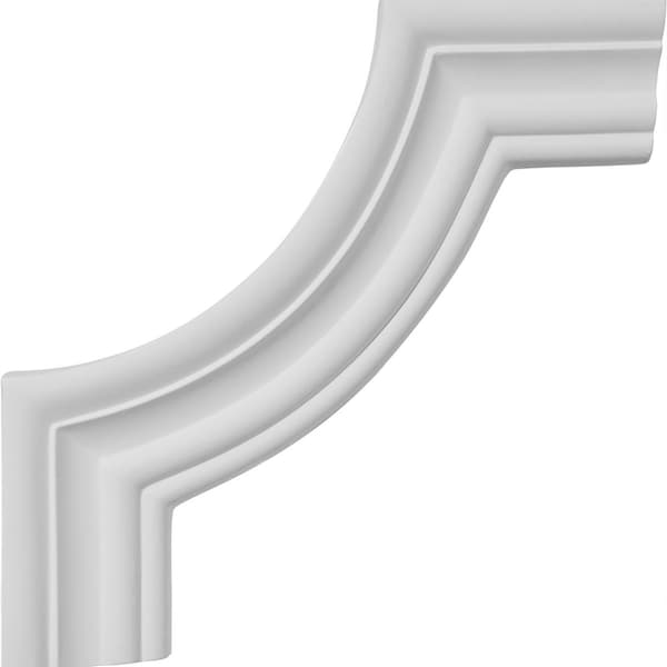 Ekena Millwork Panel Moulding Corner, High Density Urethane, 8-1/2 in H, 8-1/2 in W - PML08X08OX