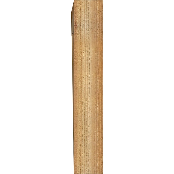 Ekena Millwork Thorton Slat Rough Sawn Bracket, Western Red Cedar, 4"W x 20"D x 24"H - BKT04X20X24THR06RWR