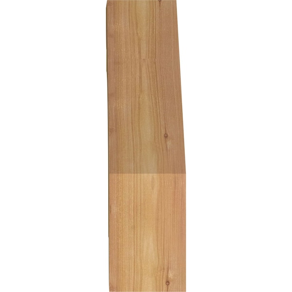 Ekena Millwork 4"W x 12"D x 16"H Olympic Rough Sawn Knee Brace, Western Red Cedar - BRC04X12X16OLY00RWR
