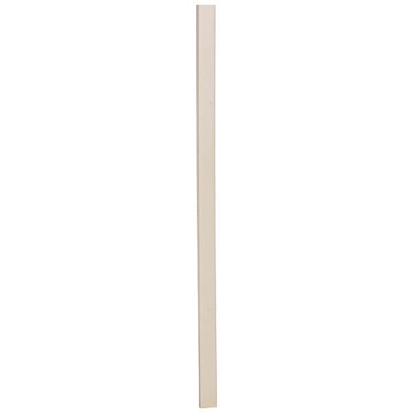 Zoro Select Corner Guard, White, 2"W X 48"H - PVC-48-WH