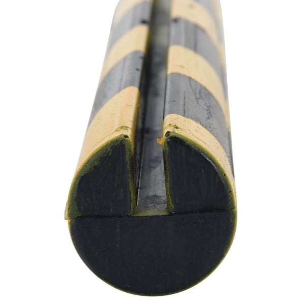 Zoro Select Corner Guard, Black/Yellow, 3/4"W X 36"H - FEG-A