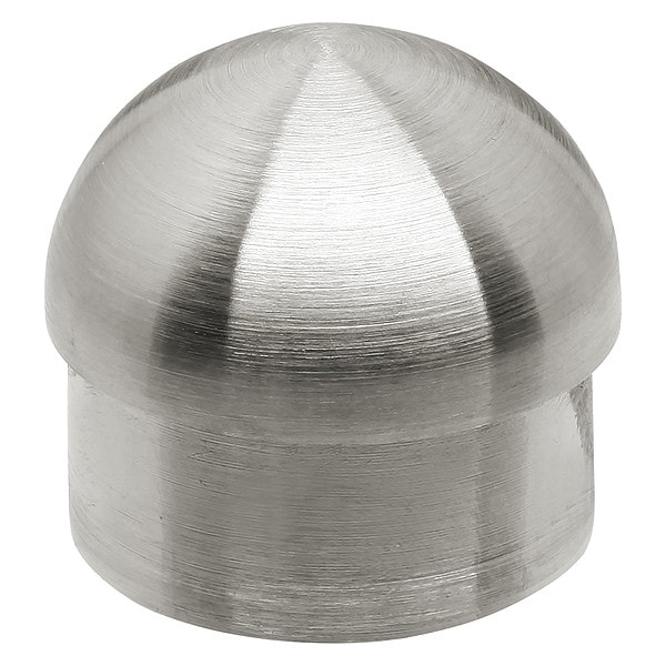 Lavi Industries End Cap, SS, 3/4" H, 1-1/2" L - 49-602/1H16