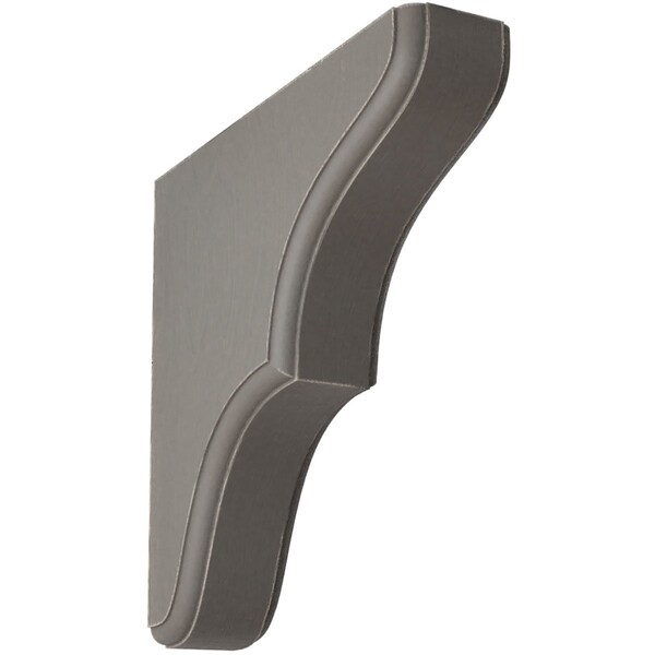 Ekena Millwork 1 3/4"W x 7 1/2"D x 7 1/2"H Stratford Wood Vintage Decor Bracket, Reclaimed Grey - BKTWD02X08X08STGY