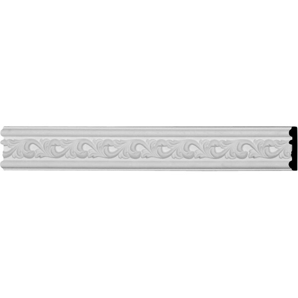 Ekena Millwork SAMPLE - 2"H x 3/8"P x 12"L Tristan Chair Rail - SAMPLE-CHA02X00TN