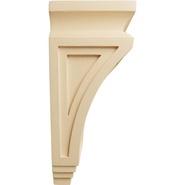 Ekena Millwork 6"W x 4"D x 9"H Arts and Crafts Corbel, Maple - COR06X04X09ARMA