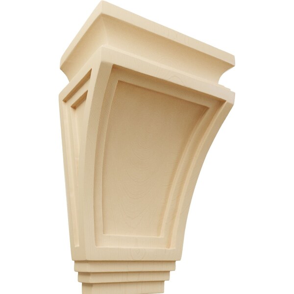 Ekena Millwork 6"W x 4"D x 9"H Arts and Crafts Corbel, Maple - COR06X04X09ARMA