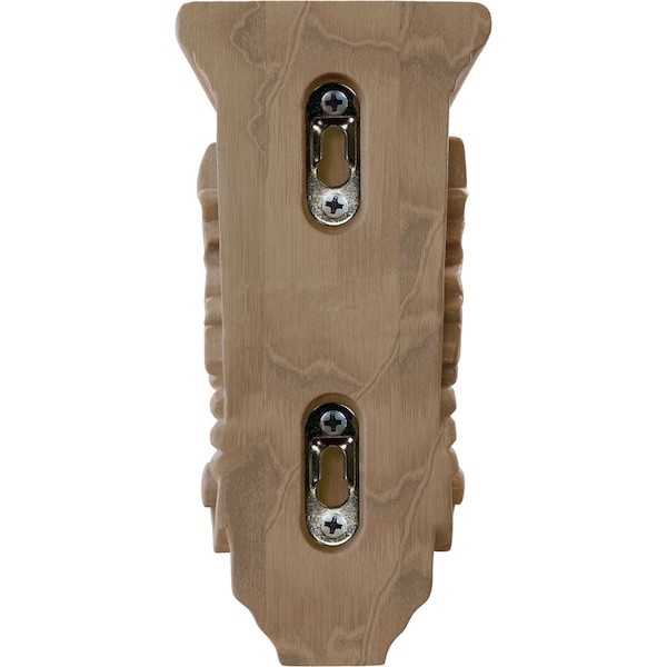 Ekena Millwork 3 1/2"W x 4"D x 7"H Small Grape Corbel, Mahogany - CORW03X04X07GRGM