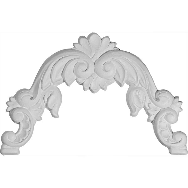 Ekena Millwork 9 7/8"W x 6 1/4"H x 1/2"P Kent Center Onlay - ONL09X06KE