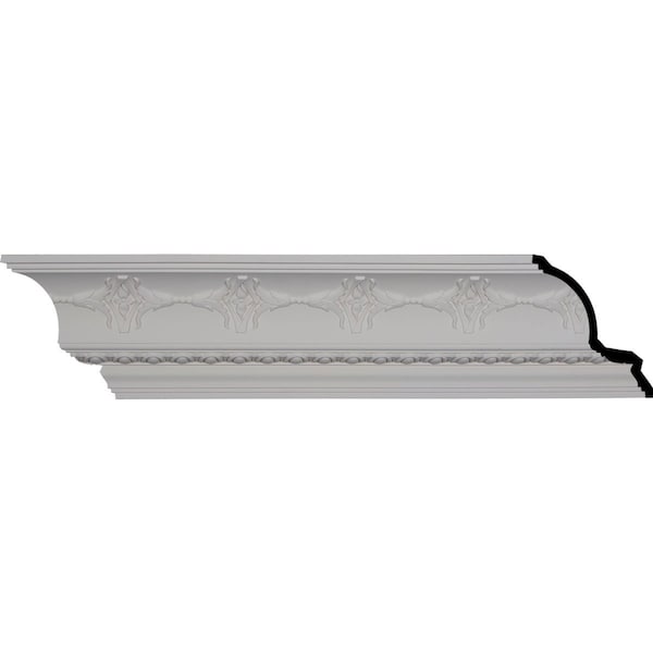 Ekena Millwork SAMPLE - 6 1/4"H x 7"P x 9 3/8"F x 12"L, (6 1/2" Repeat), Egg and Dart Crown Moulding - SAMPLE-MLD06X07X09EG