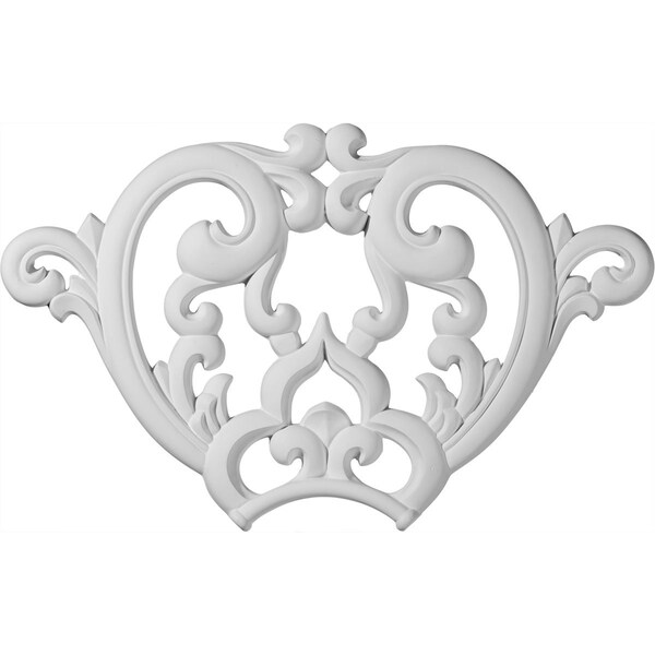 Ekena Millwork 15 3/4"W x 14 3/4"H x 5/8"P Odessa Center Onlay - ONL23X00OD