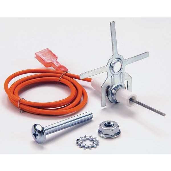 Robertshaw Flame Sensor, LP/NG, 24V, 2 1/4 in L., Universal Ignitor/Sensor Assembly, Mounting Hardware - 1751-749