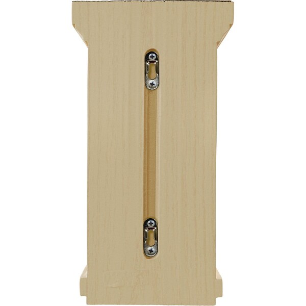 Ekena Millwork 7"W x 7 1/2"D x 13"H Fluted Mission Corbel, Maple - COR07X07X13FLMA