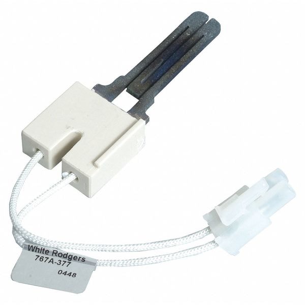 White-Rodgers Hot Surface Ignitor, LP/NG, 120, 4 1/2 in L., Silicon Carbide, 3191-2R1 Molex Connector - 767A-377