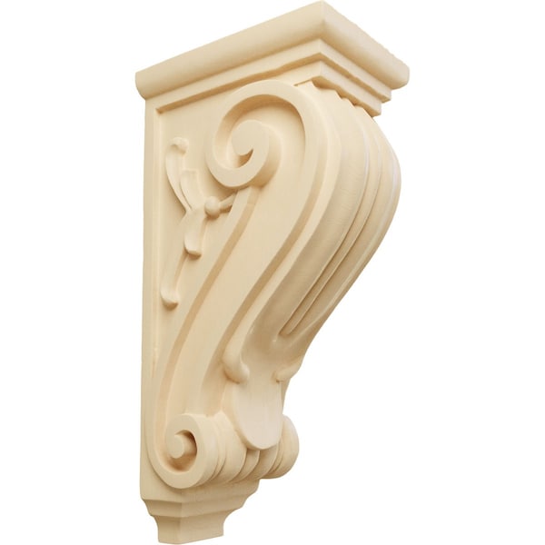 Ekena Millwork 5"W x 7"D x 14"H Large Classical Corbel, Maple - CORW05X07X14CLMA