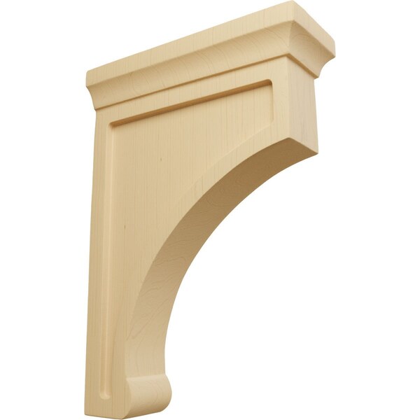 Ekena Millwork 2 1/2"W x 7"D x 10"H Large Gomez Wood Bracket, Alder - BKTW02X07X10GOAL