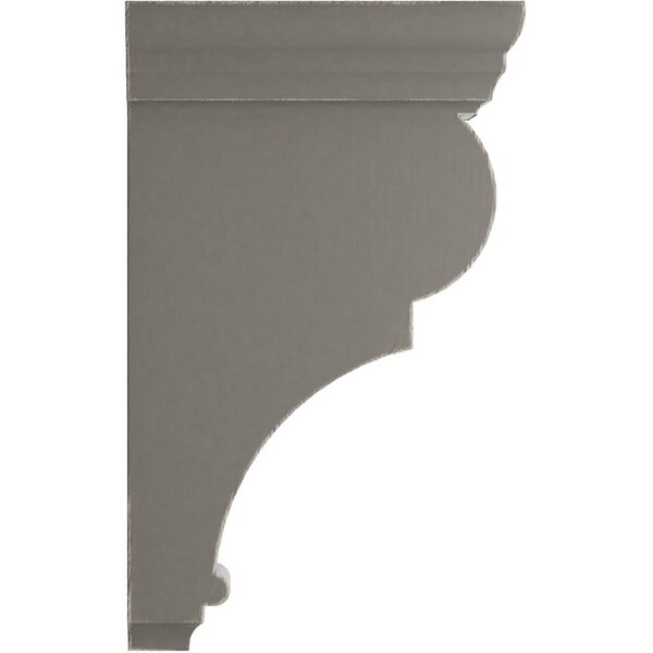 Ekena Millwork 3"W x 6 1/2"D x 12"H Large Rojas Wood Vintage Decor Corbel, Reclaimed Grey - CORWD03X06X12RJGY