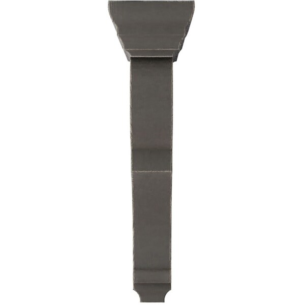 Ekena Millwork 3"W x 6 1/2"D x 12"H Large Rojas Wood Vintage Decor Corbel, Reclaimed Grey - CORWD03X06X12RJGY