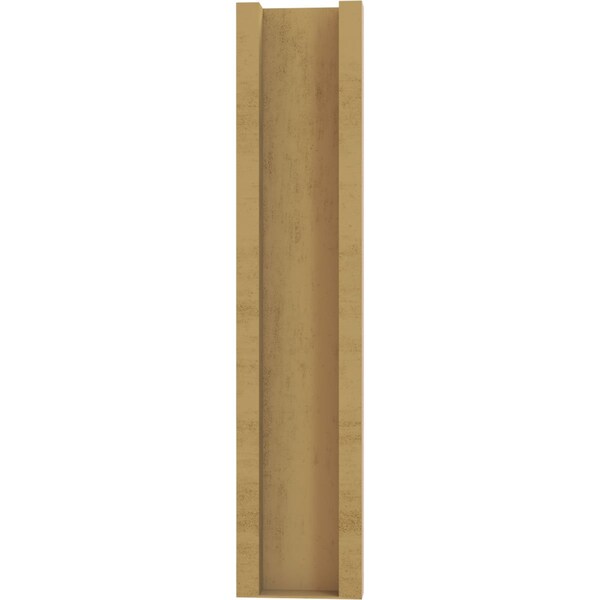 Ekena Millwork 5 1/2-in W x 18-in D x 26-in H Funston Block Rough Cedar Woodgrain TimberThane Outlooker, Primed Tan - OUTUR055X18X26FST44RCPR