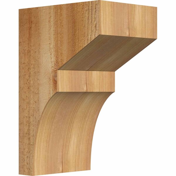 Ekena Millwork Monterey Rough Sawn Corbel, Western Red Cedar, 6"W x 8"D x 12"H - COR06X08X12MON00RWR