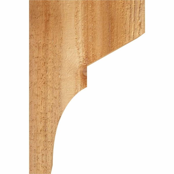 Ekena Millwork Monterey Rough Sawn Corbel, Western Red Cedar, 6"W x 8"D x 12"H - COR06X08X12MON00RWR