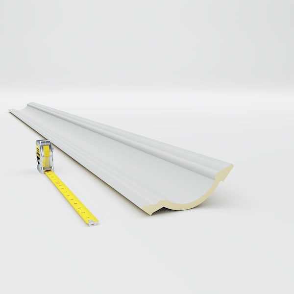 Ekena Millwork 4 1/8"H x 6 1/8"P x 7 1/4"F x 94 1/2"L Diane Traditional Crown Moulding - MLD06X04X07DI