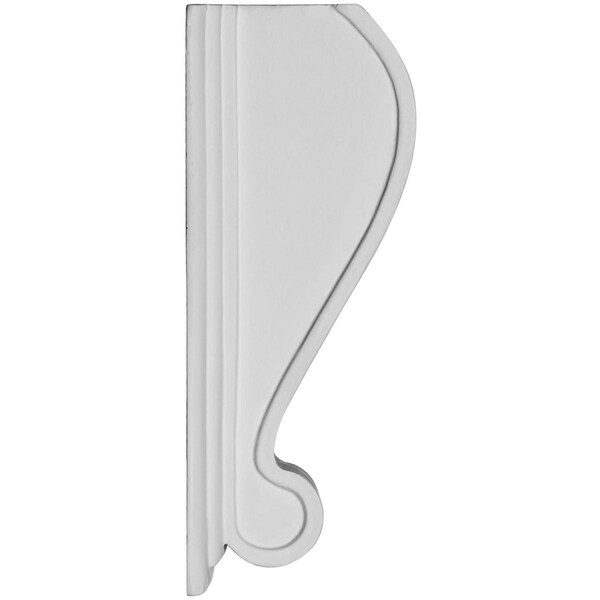 Ekena Millwork 5 3/8"W x 3 1/8"D x 8 1/4"H Elsinore Corbel - COR05X03X08EL