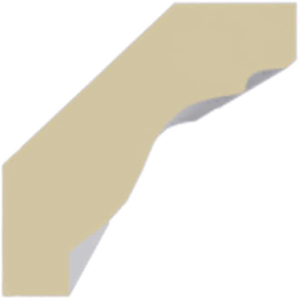 Ekena Millwork 1 3/8"H x 1 3/8"P x 1 7/8"F x 94 1/2"L Artis Crown Moulding - MLD01X01X02AR