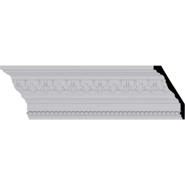 Ekena Millwork 4 3/4"H x 2 3/4"P x 5 3/8"F x 94 1/2"L, (2 1/4" Repeat) Nadia Crown Moulding - MLD05X03X05NA