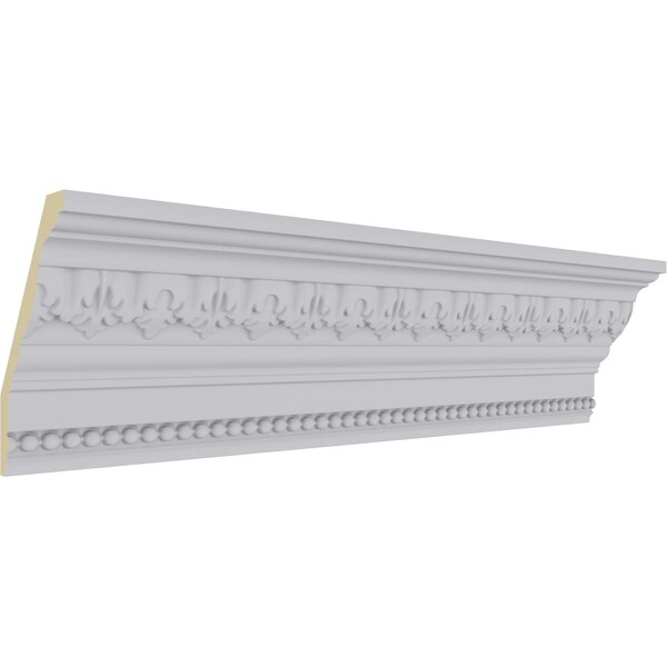 Ekena Millwork 4 3/4"H x 2 3/4"P x 5 3/8"F x 94 1/2"L, (2 1/4" Repeat) Nadia Crown Moulding - MLD05X03X05NA