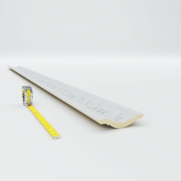 Ekena Millwork 4 3/8"H x 4"P x 5 7/8"F x 94 1/2"L, (9 5/8" Repeat), Versailles Crown Moulding - MLD04X04X06VE