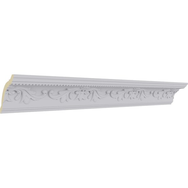 Ekena Millwork 4 3/8"H x 4"P x 5 7/8"F x 94 1/2"L, (9 5/8" Repeat), Versailles Crown Moulding - MLD04X04X06VE