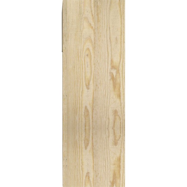 Ekena Millwork Balboa Slat Rough Sawn Bracket w/ Offset Brace, Douglas Fir, 8"W x 20"D x 24"H - BKT0806X20X24BOA06RDF