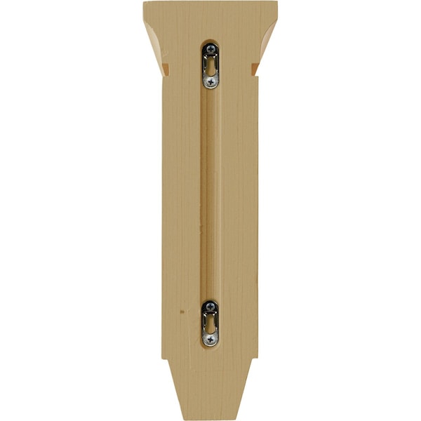 Ekena Millwork 4 1/2"W x 9"D x 14"H Large Lucan Wood Corbel, Alder - CORW05X09X14LUAL