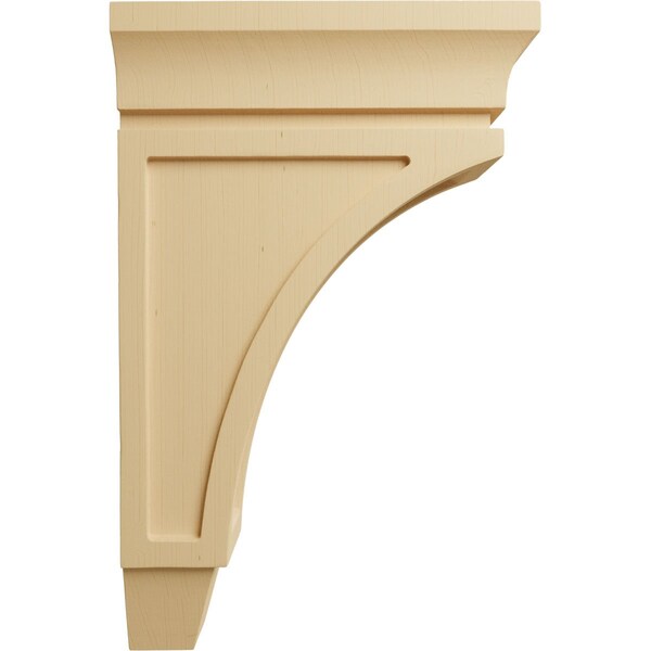 Ekena Millwork 4 1/2"W x 9"D x 14"H Large Lucan Wood Corbel, Alder - CORW05X09X14LUAL
