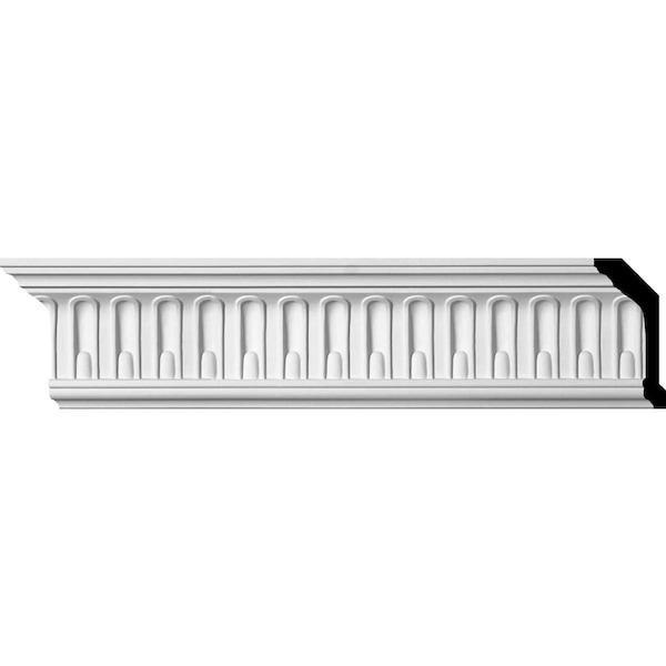 Ekena Millwork SAMPLE - 4"H x 2 1/2"P x 4 5/8"F x 12"L, (1 1/8" Repeat), Viceroy Crown Moulding - SAMPLE-MLD04X02X05VI