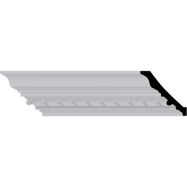 Ekena Millwork 3 3/4"H x 3 7/8"P x 5 1/2"F x 94 1/2"L Windsor Rope Crown Moulding - MLD03X04X05WI
