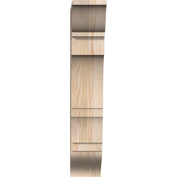 Ekena Millwork Balboa Traditional Smooth Bracket, Douglas Fir, 5 1/2"W x 18"D x 30"H - BKT06X18X30BOA01SDF