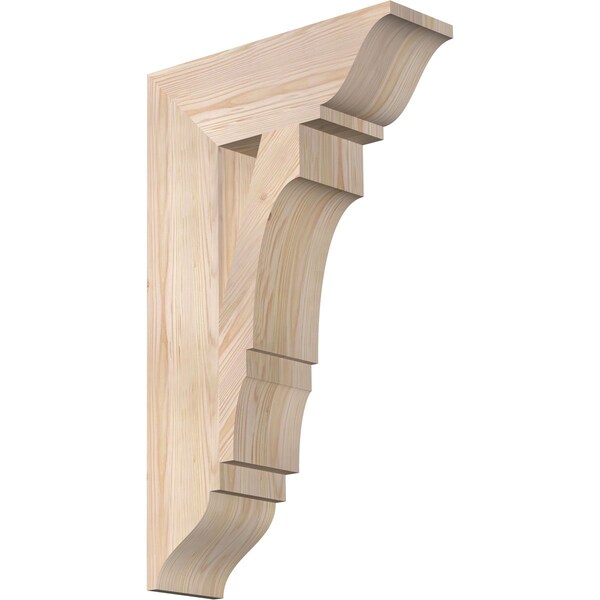 Ekena Millwork Balboa Traditional Smooth Bracket, Douglas Fir, 5 1/2"W x 18"D x 30"H - BKT06X18X30BOA01SDF