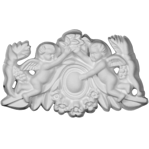Ekena Millwork 5"W x 2 3/4"H x 5/8"P Angel Onlay - ONL05X03X01AN