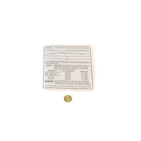 Weil Mclain Asy-Bg OrifG LP WM97+/ECO 110 - 540-131-088