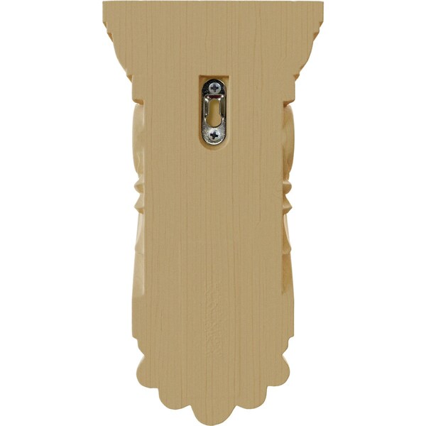 Ekena Millwork 5 1/8"W x 2 3/4"D x 9 3/4"H Thin Flowing Acanthus Corbel, Alder - COR05X02X09ACAL