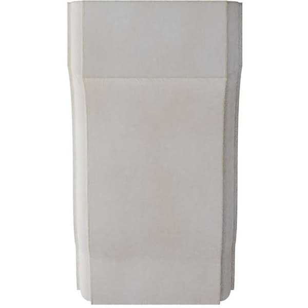 Ekena Millwork 3 1/2"W x 4"D x 6 1/2"H Capistrano Mission Wood Vintage Decor Corbel, Chalk Dust White - CORWD03X04X06CPWH