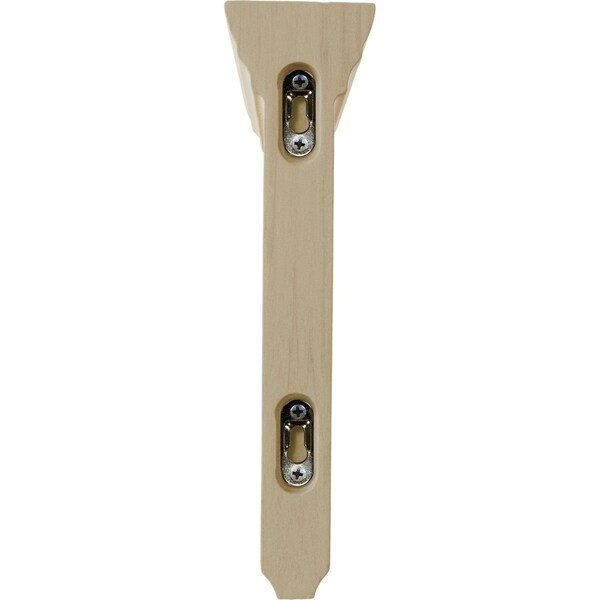 Ekena Millwork 2 1/2"W x 5 1/2"D x 10"H Medium Rojas Wood Corbel, Rubberwood - CORW02X05X10RJRW