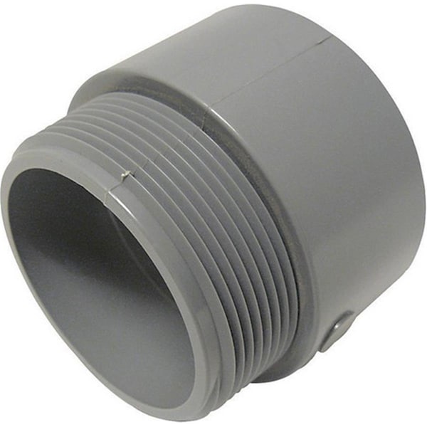 Adaptador terminal masculino de PVC de 2 pulgadas - 33223