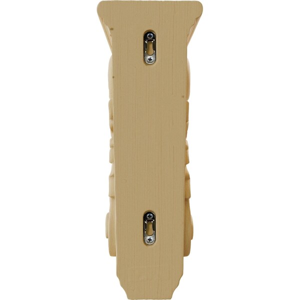 Ekena Millwork 5"W x 7"D x 14"H Large Shell Corbel, Alder - CORW05X07X14SHAL