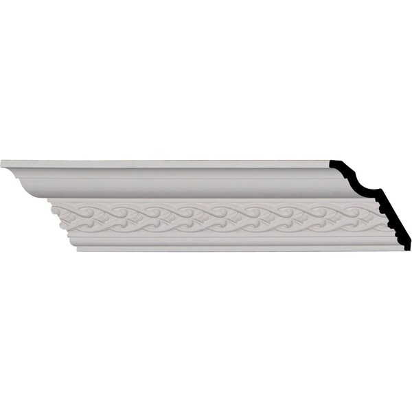 Ekena Millwork SAMPLE - 3 1/2"H x 3 5/8"P x 5 1/8"F x 12"L, (1 3/8" Repeat), Landon Crown Moulding - SAMPLE-MLD03X03X05LD