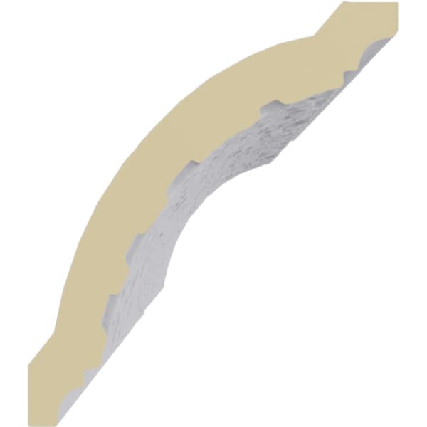 Ekena Millwork 3 7/8"H x 3 3/8"P x 4 7/8"F x 94 1/2"L, Clementine Crown Moulding - MLD03X03X04CM