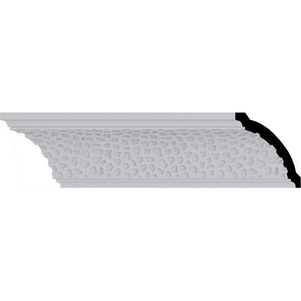 Ekena Millwork 3 7/8"H x 3 3/8"P x 4 7/8"F x 94 1/2"L, Clementine Crown Moulding - MLD03X03X04CM